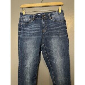Blue Spice Jeans Juniors 5 Blue Medium Wash Skinny Stretch Denim Pants Mid Rise